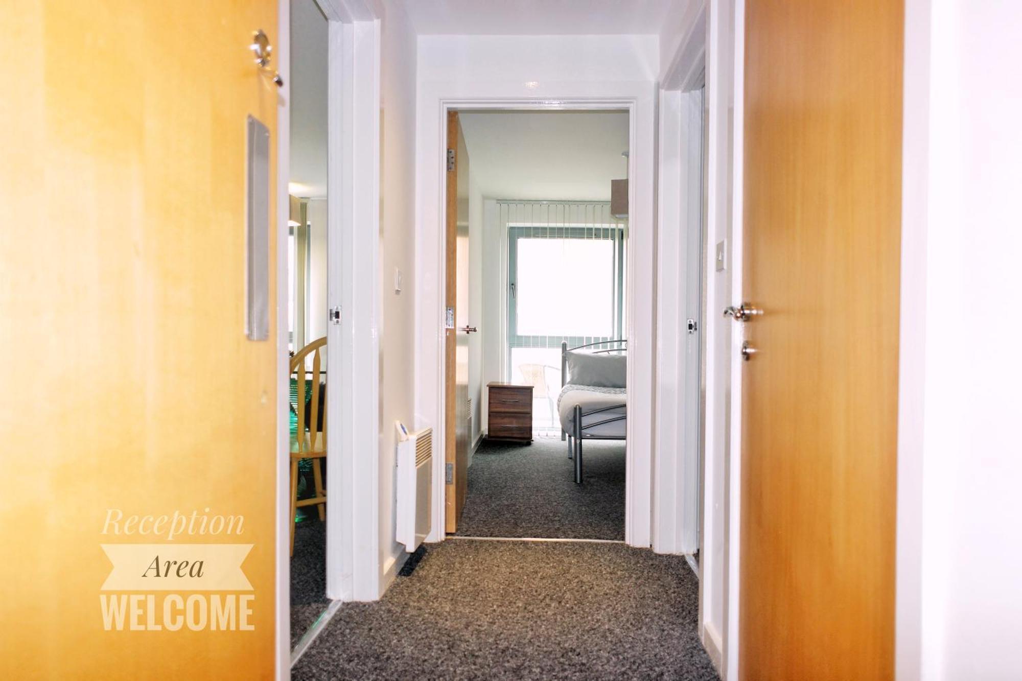 2 Bed Ensuite With Balcony And Free Onsite Secure Parking Manchester Kültér fotó